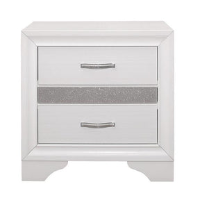 Luster Night Stand In White 1505W-4 | Homelegance