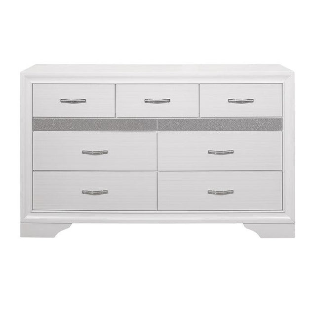 Homelegance - Luster Dresser In White - 1505W-5