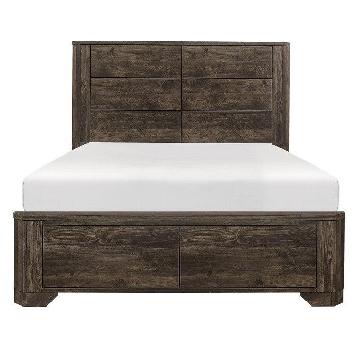 Homelegance - Jocelyn Queen Bed In Rustic Brown - 1509-1*