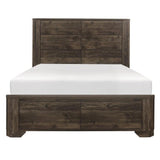 Homelegance - Jocelyn Eastern King Bed In Rustic Brown - 1509K-1Ek*