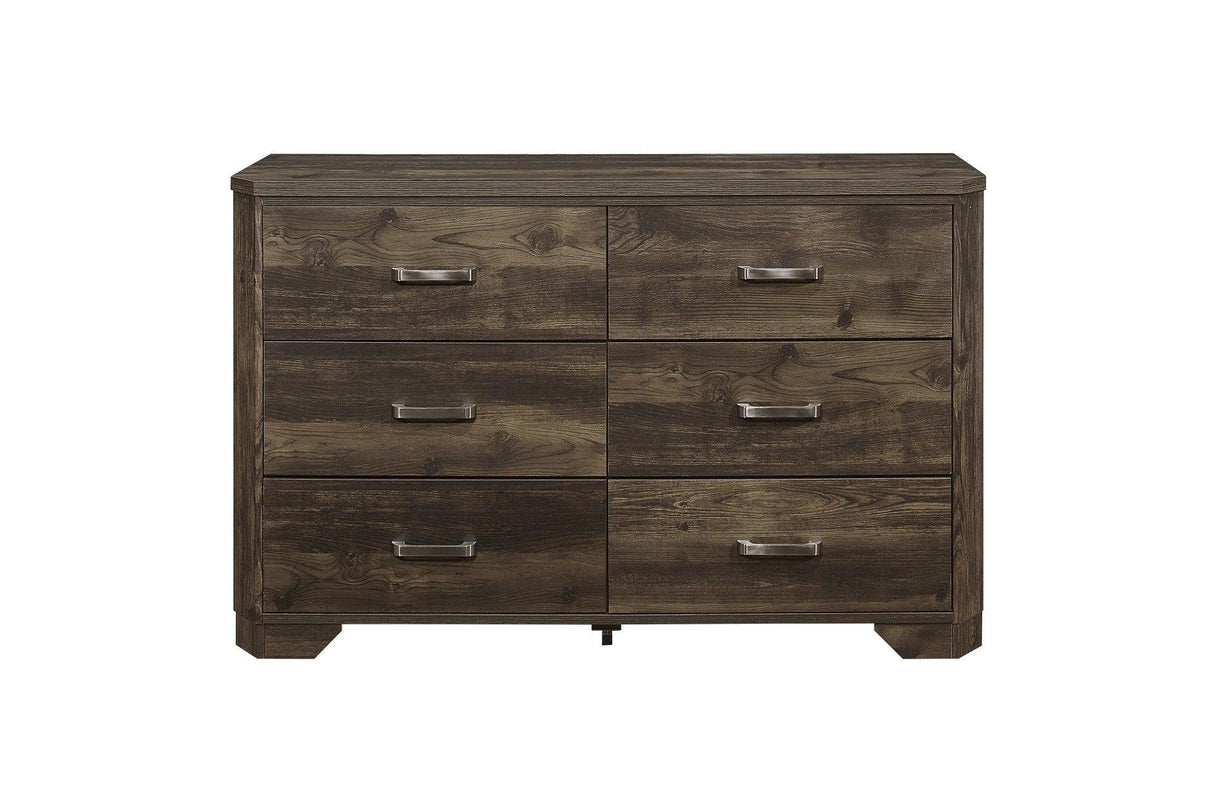 Homelegance - Jocelyn 5 Piece Queen Bedroom Set In Rustic Brown - 1509-1-5Set