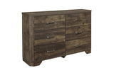 Homelegance - Jocelyn 6 Piece Eastern King Bedroom Set In Rustic Brown - 1509K-1Ek-6Set