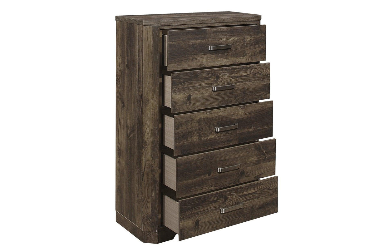 Homelegance - Jocelyn 6 Piece Eastern King Bedroom Set In Rustic Brown - 1509K-1Ek-6Set