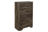 Homelegance - Jocelyn 6 Piece Eastern King Bedroom Set In Rustic Brown - 1509K-1Ek-6Set