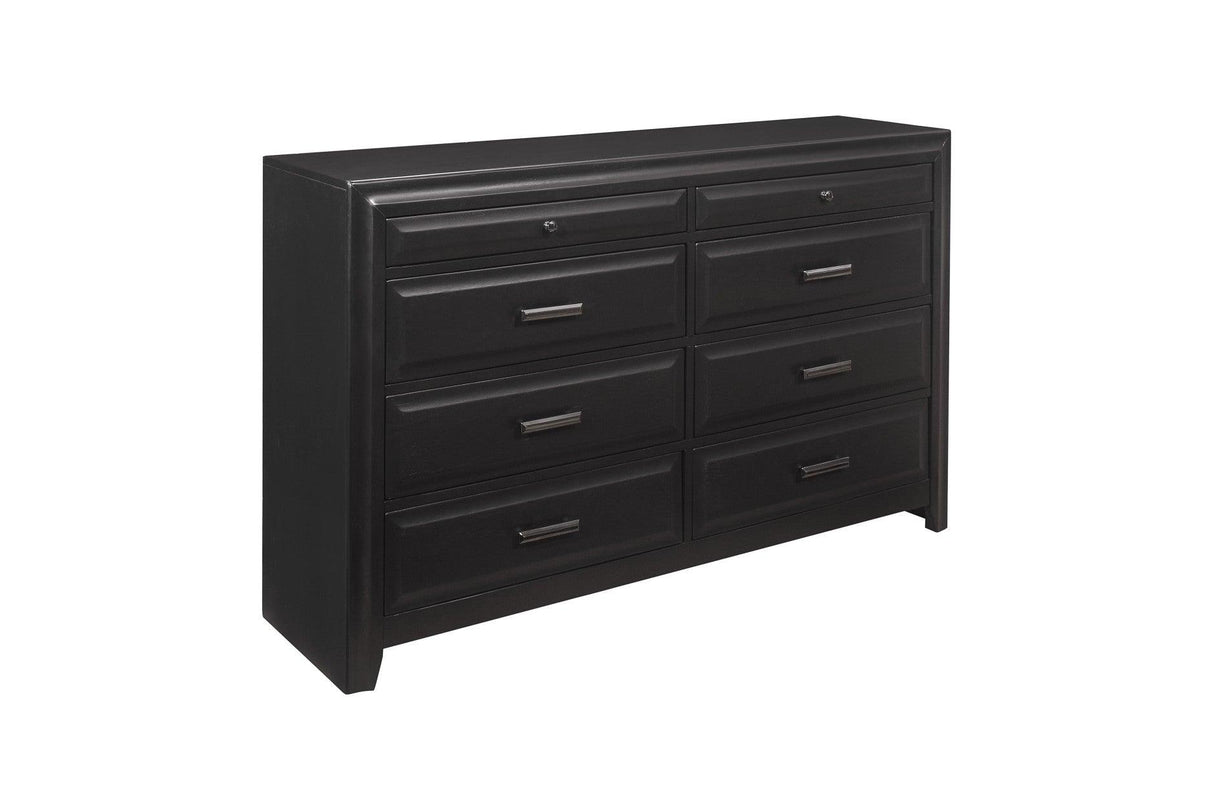 Homelegance - Cordelia 5 Piece Eastern King Bedroom Set In Espresso - 1517K-1Ek-5Set