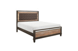 Danridge Eastern King Bed With Led Lighting In Brown 1518K - 1Ek* | Homelegance | Home Elegance USA