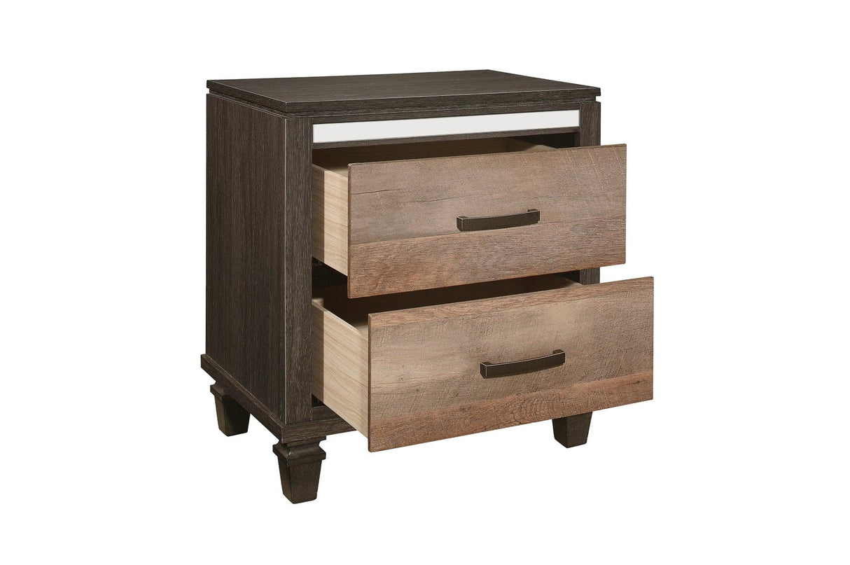 Danridge 5 Piece Eastern King Bedroom Set In Brown 1518K - 1Ek - 5Set | Homelegance | Home Elegance USA