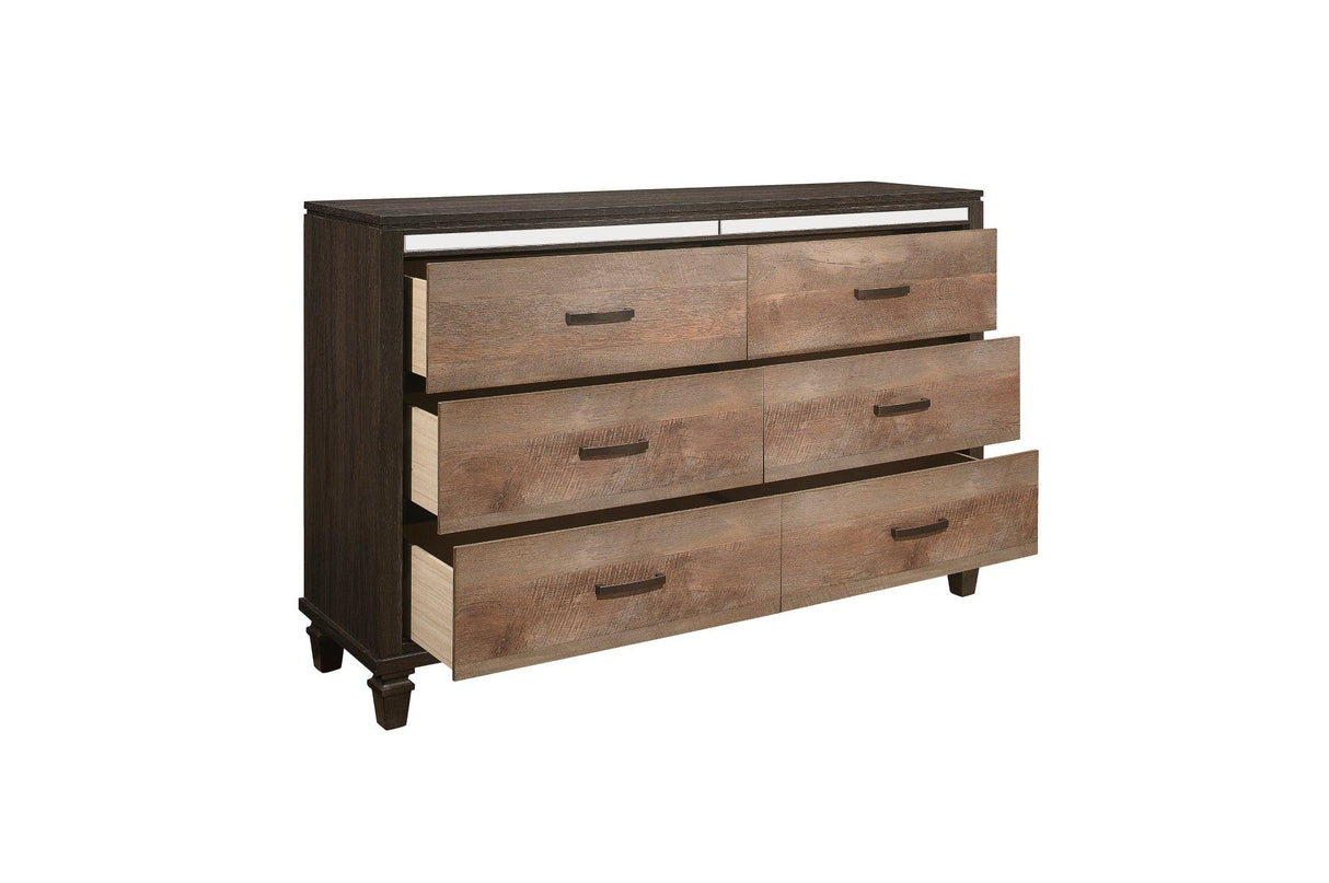 Danridge 5 Piece Eastern King Bedroom Set In Brown 1518K - 1Ek - 5Set | Homelegance | Home Elegance USA