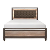 Danridge Eastern King Bed With Led Lighting In Brown 1518K - 1Ek* | Homelegance | Home Elegance USA