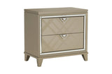 Homelegance - Bijou Night Stand In Champagne - 1522-4Wf