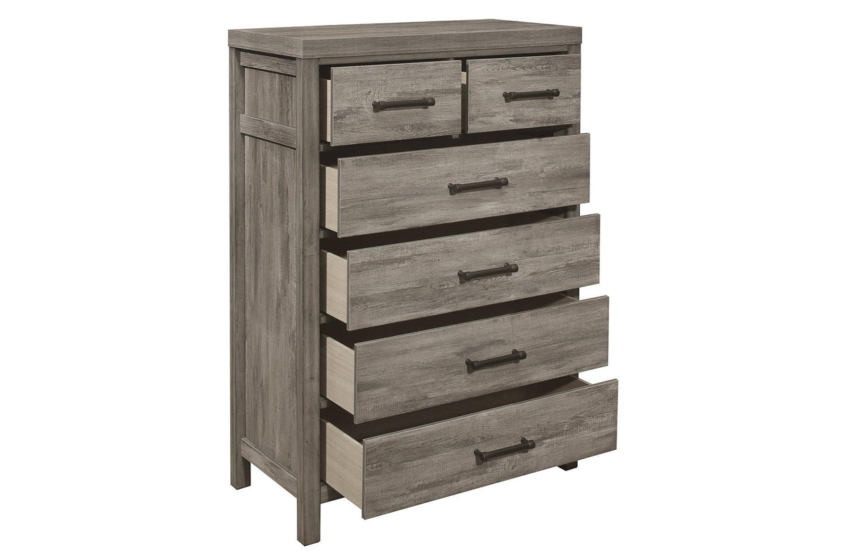 Homelegance - Bainbridge 6 Piece Queen Bedroom Set In Weathered Gray - 1526-1-6Set