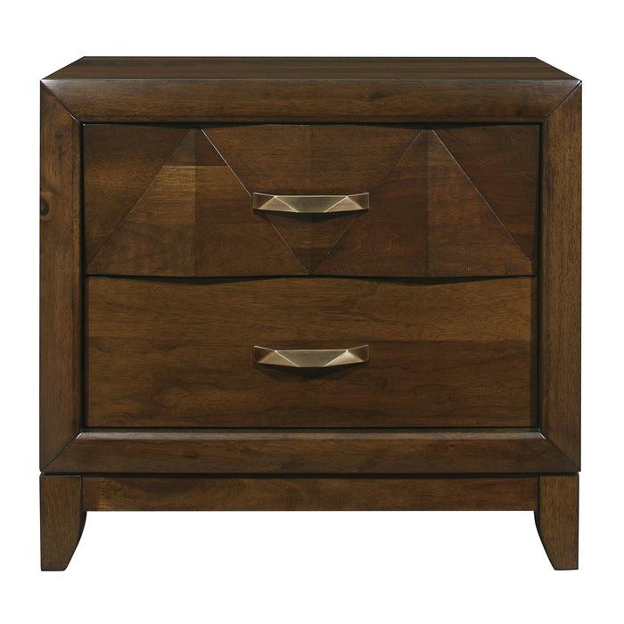 Homelegance - Aziel Night Stand In Walnut - 1535-4