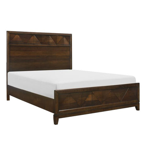 Homelegance - Aziel Eastern King Bed In Walnut - 1535K-1Ek*