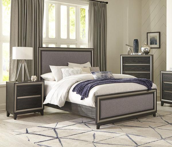 Homelegance - Grant 3 Piece Queen Bedroom Set In Gray - 1536-1-3Set