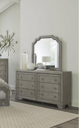 Homelegance - Colchester Dresser With Mirror In Driftwood Gray - 1546-Dm