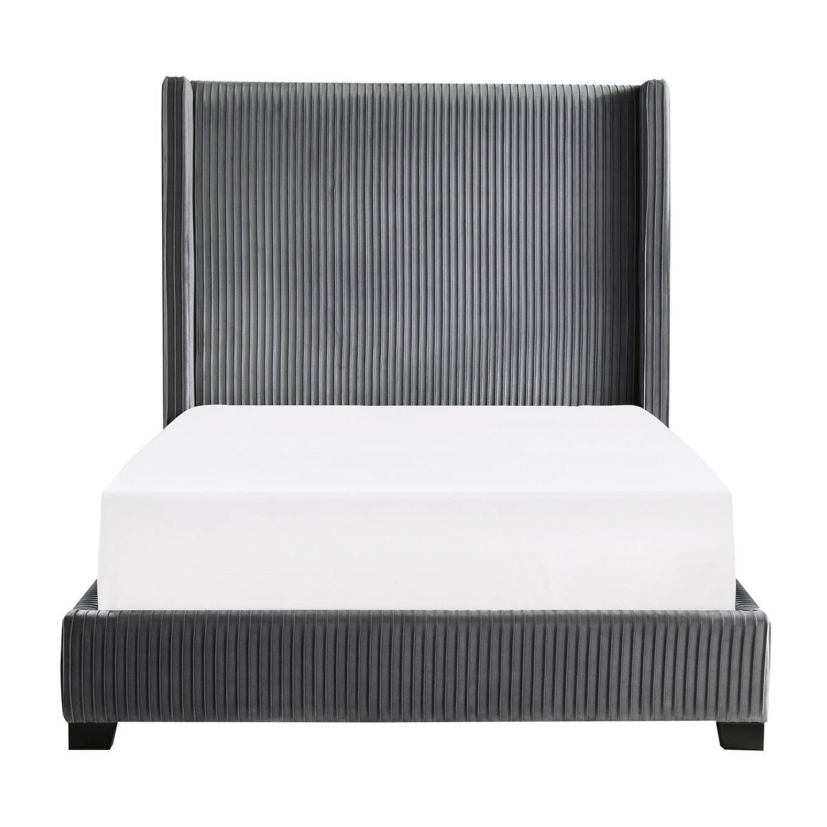 Homelegance - Glenbury Eastern King Bed In Dark Gray - 1547K-1Ek