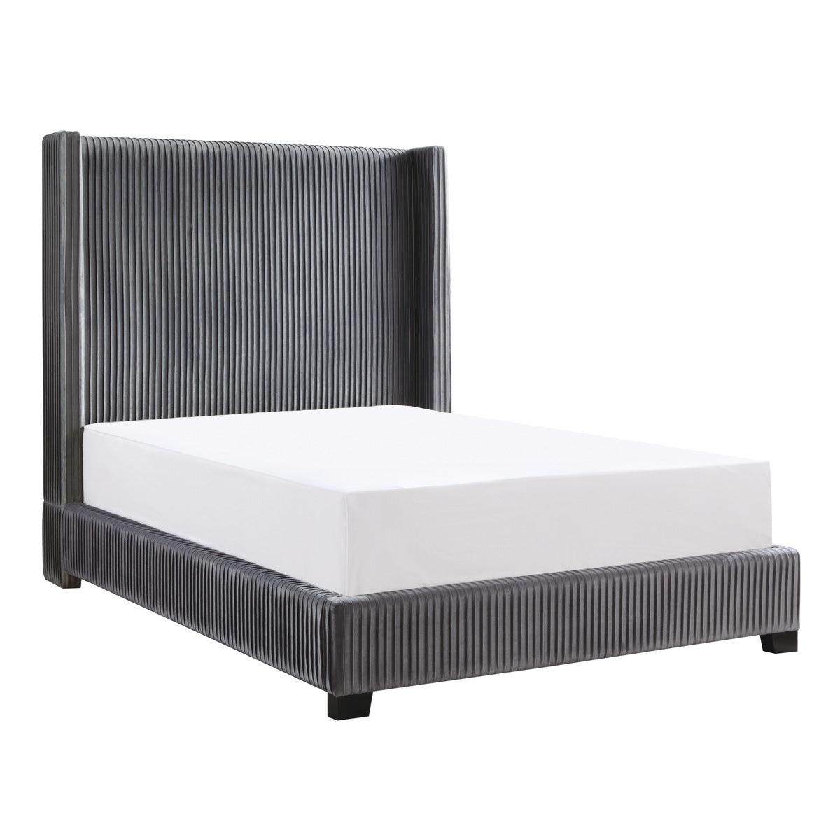 Homelegance - Glenbury Eastern King Bed In Dark Gray - 1547K-1Ek