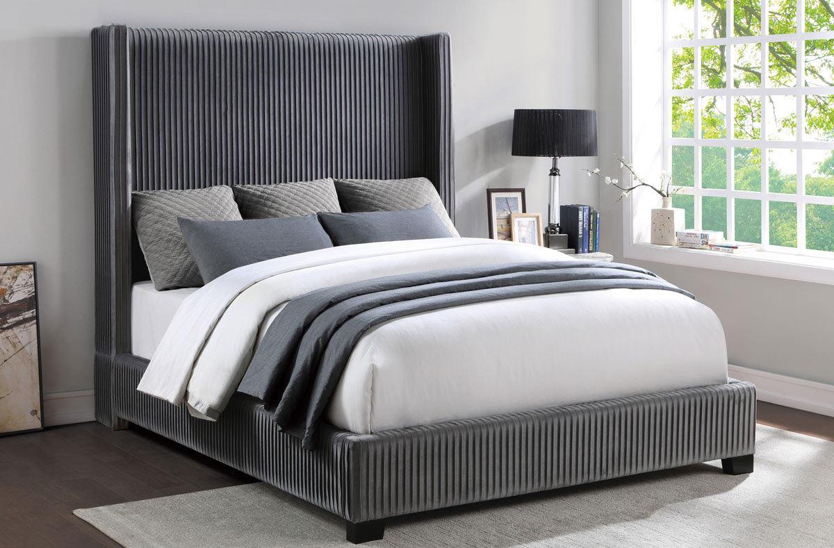 Homelegance - Glenbury Eastern King Bed In Dark Gray - 1547K-1Ek