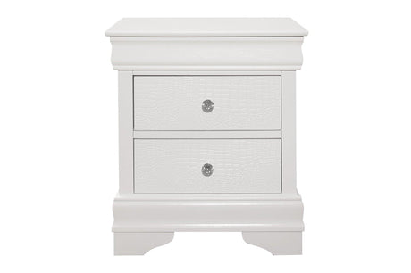 Lana 6 Piece Eastern King Bedroom Set In White 1556Wk-1Ek-6Set | Homelegance