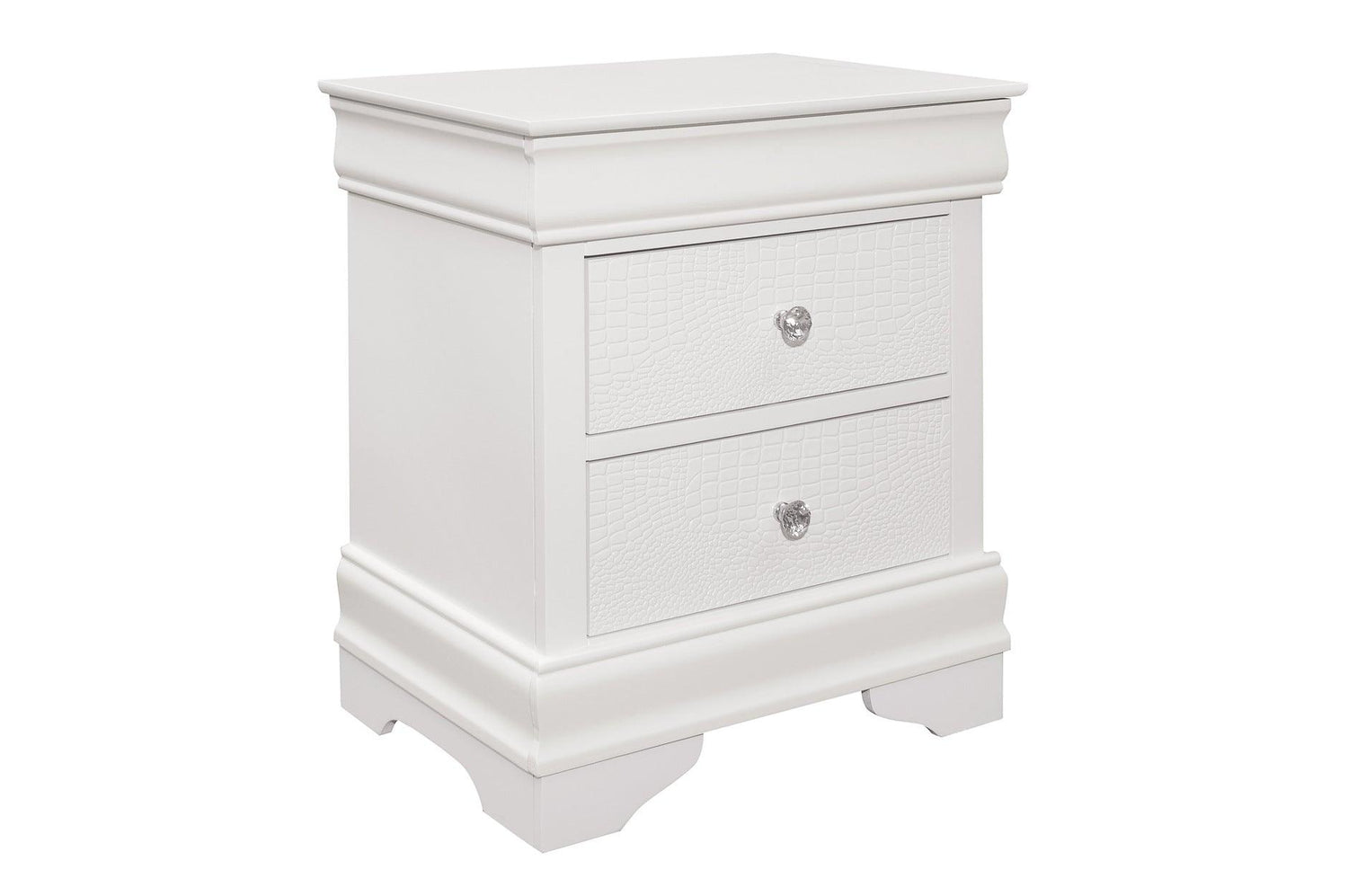 Homelegance - Lana 6 Piece Queen Bedroom Set In White - 1556W-1-6Set