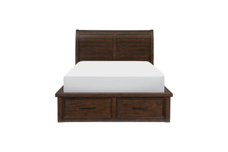 Homelegance - Logandale Eastern King Platform Bed In Brown - 1559K-1Ek