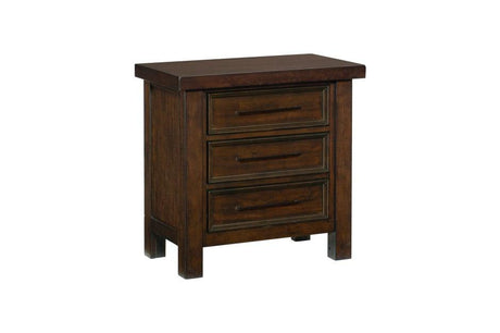 Homelegance - Logandale Night Stand In Brown - 1559-N