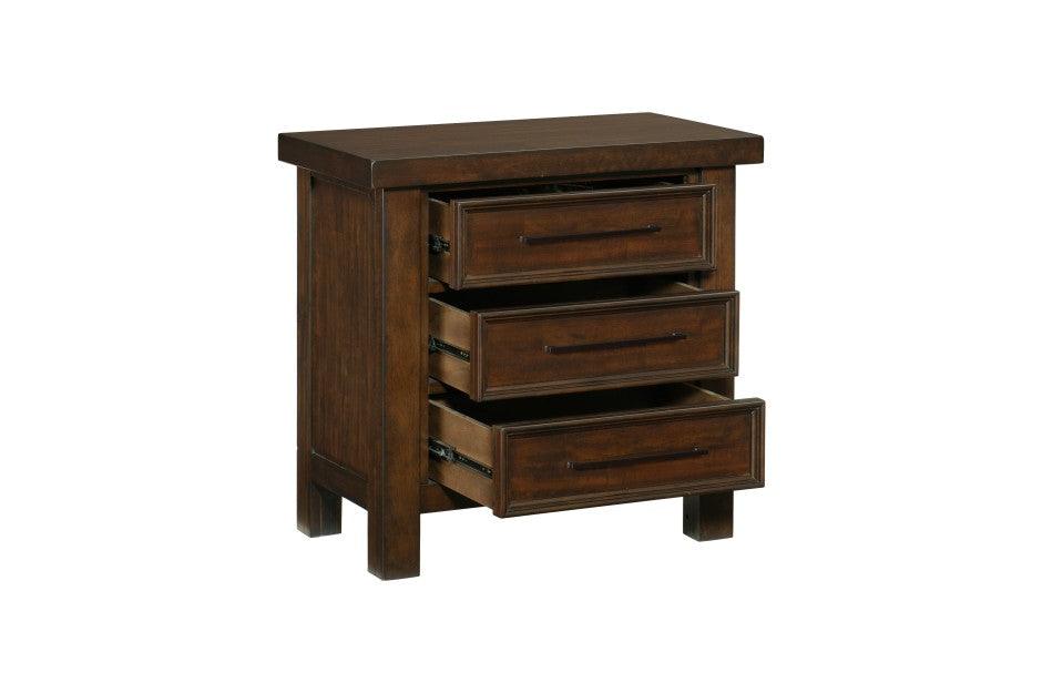 Homelegance - Logandale Night Stand In Brown - 1559-N