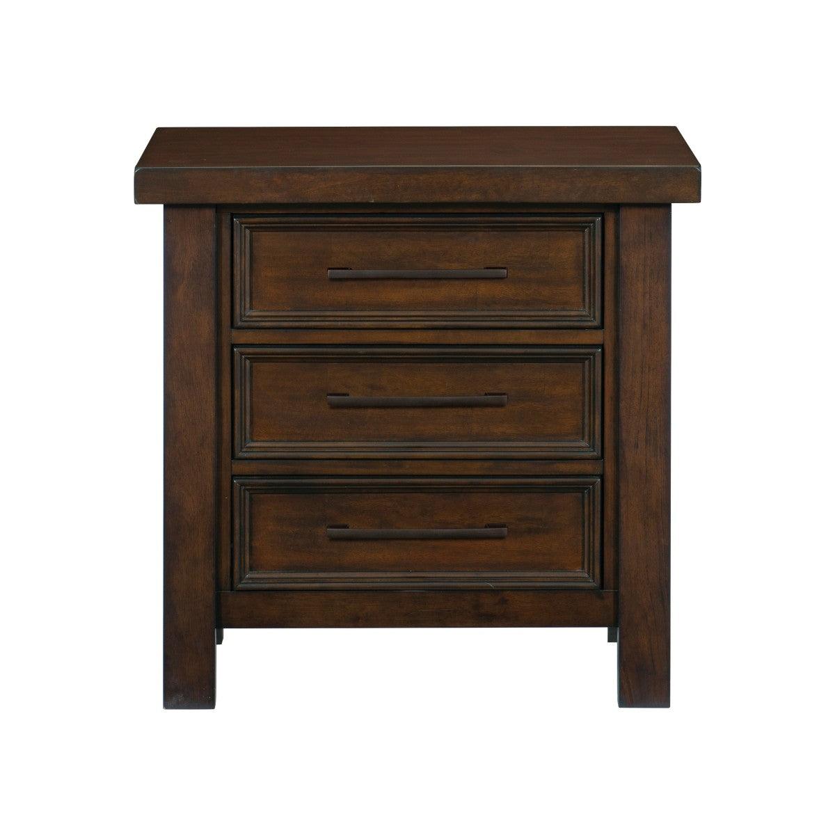 Homelegance - Logandale Night Stand In Brown - 1559-N