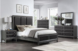 Homelegance - West End 5 Piece Queen Bedroom Set In Wire-Brushed Gray - 1566Gy-1-5Set