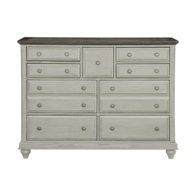 Homelegance - Mossbrook Dresser In Light Gray - 1568-D