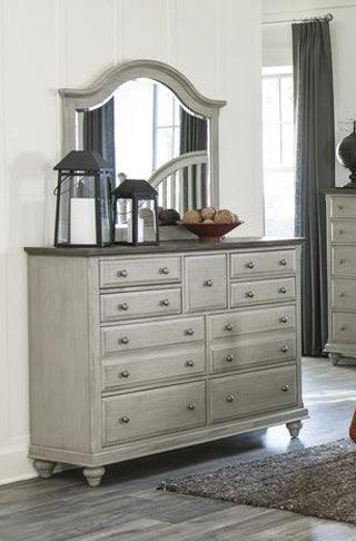 Homelegance - Mossbrook Dresser And Mirror In Light Gray - 1568-Dm