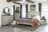 Homelegance - Mossbrook 5 Piece Eastern King Bedroom Set In Light Gray - 1568K-1Ek-5Set