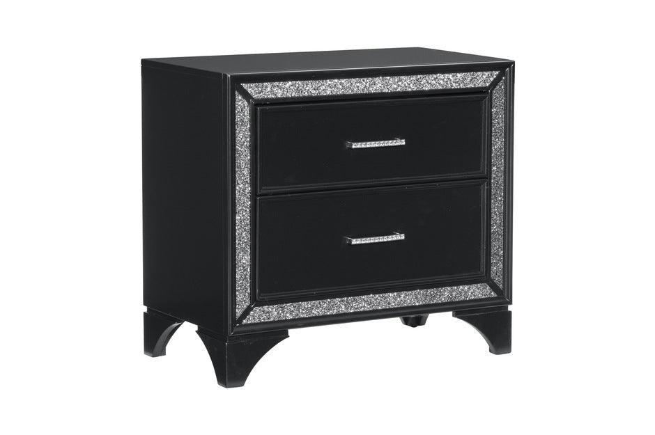 Homelegance - Salon 6 Piece Queen Bedroom Set - 1572Bk-Q-6Set