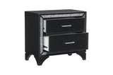 Homelegance - Salon 3 Piece Queen Bedroom Set - 1572Bk-Q-3Set