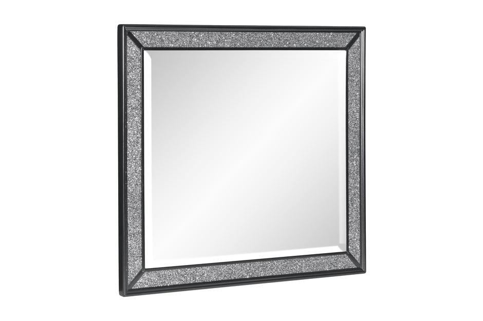 Homelegance - Salon Dresser And Mirror In Pearl Black Metallic - 1572Bk-Dm