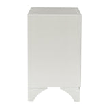 Homelegance - Salon Nightstand In Pearl White Metallic - 1572W-4