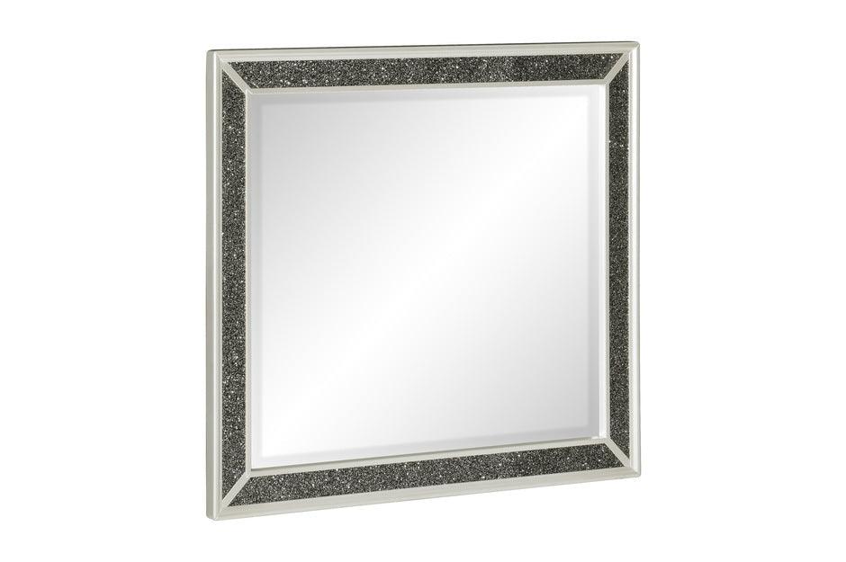 Homelegance - Salon Dresser And Mirror In Pearl White Metallic - 1572W-Dm