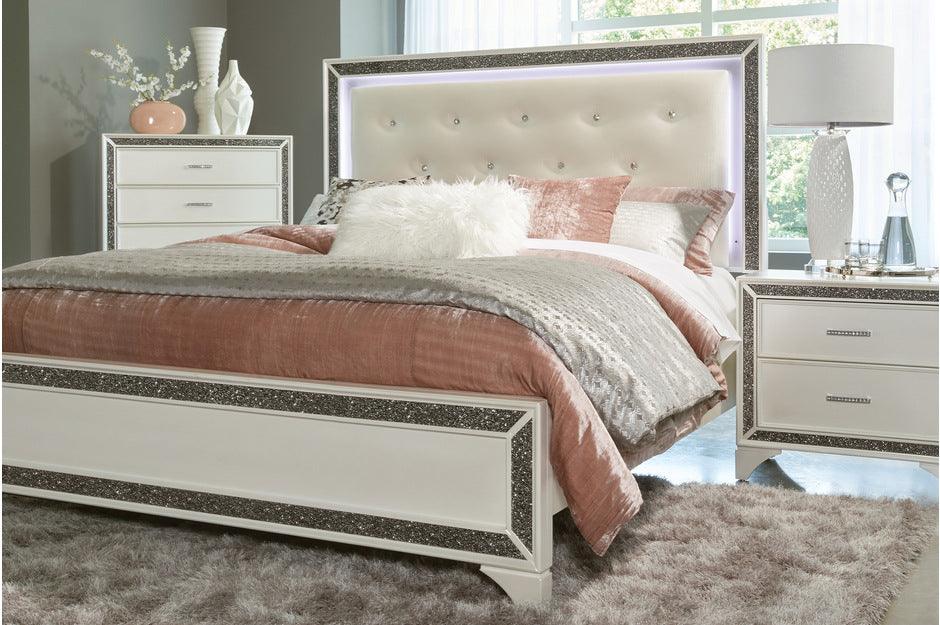 Homelegance - Salon 3 Piece Queen Bedroom Set - 1572W-Q-3Set