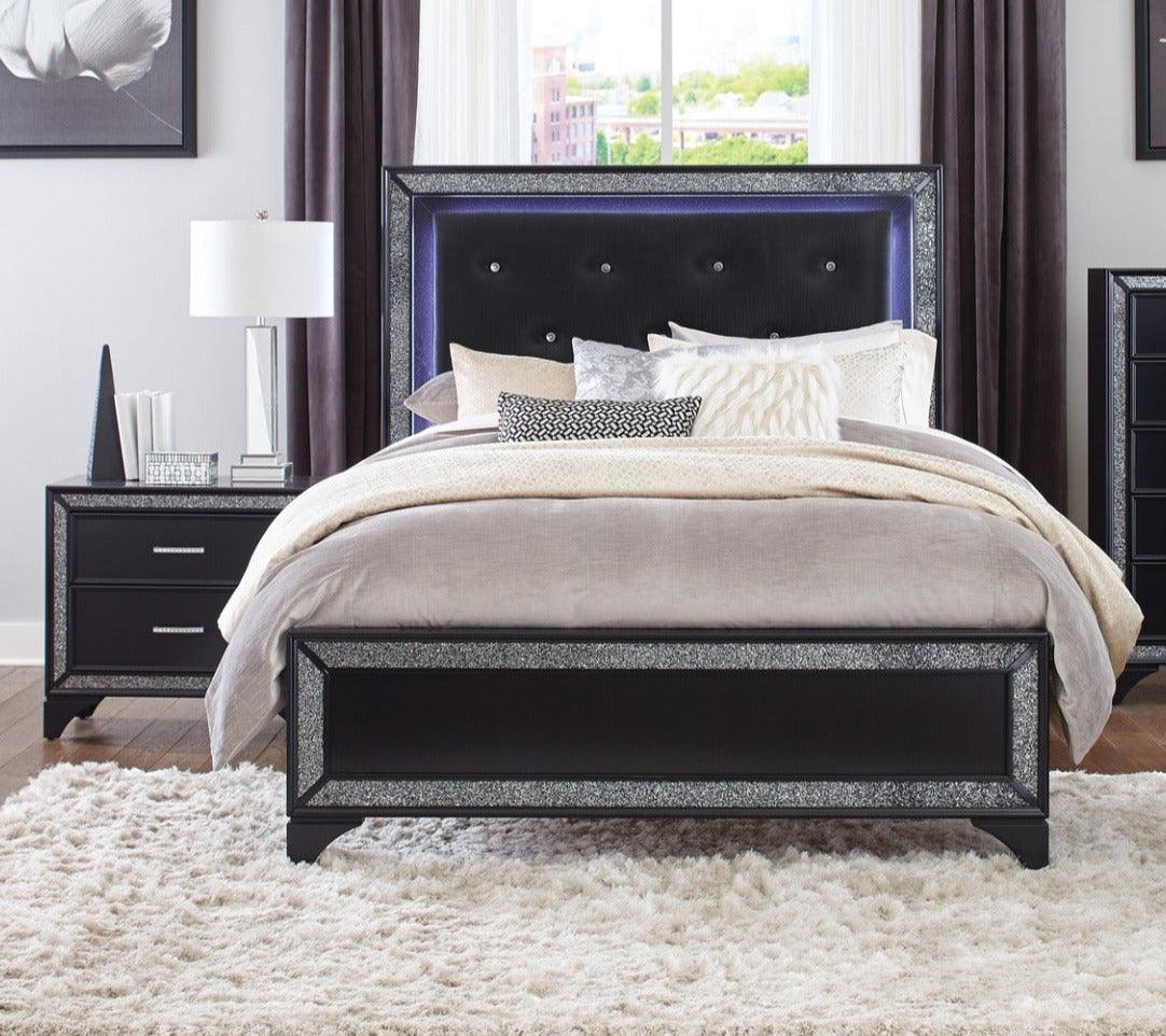 Homelegance - Salon 3 Piece Queen Bedroom Set - 1572Bk-Q-3Set