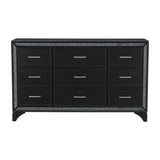 Homelegance - Salon Dresser In Pearl Black Metallic - 1572Bk-D