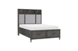 Wittenberry Queen Platform Bed In Gray 1573-1* | Homelegance - sold by Home Elegance USA