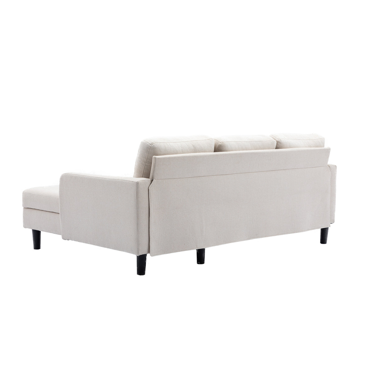 UNITED WE WIN Sectional Sofa Reversible Sectional Sleeper Sectional Sofa with Storage Chaise - Home Elegance USA