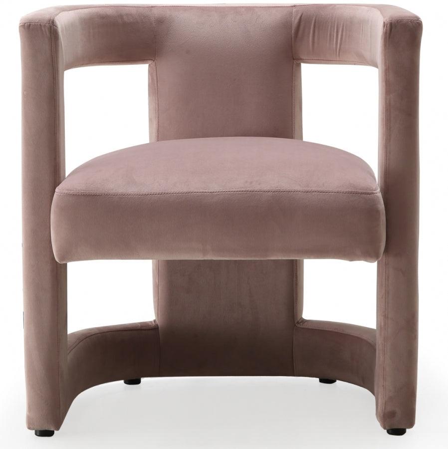 Meridian Furniture - Blair Velvet Dining-Accent Chair In Pink - 530Pink