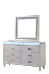 Passion Dresser Milky White - Home Elegance USA