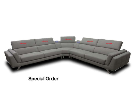 Sectional Right In Light Grey - 582-Sectional Right | ESF