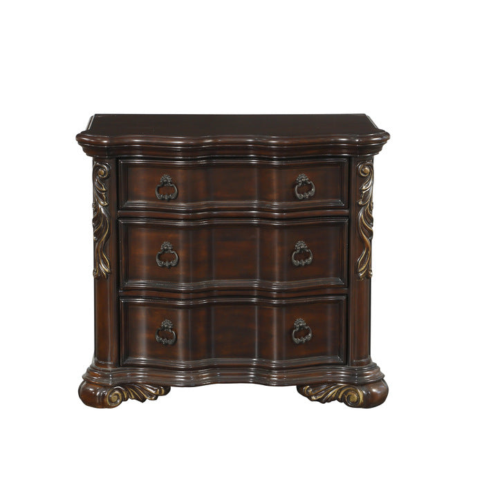 Homelegance - Royal Highlands 5 Piece Queen Bedroom Set In Rich Cherry - 1603-1-5