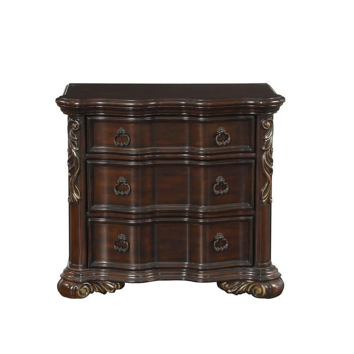 Homelegance - Royal Highlands 3 Piece Queen Bedroom Set In Rich Cherry - 1603-1-3
