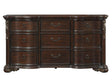 Royal Highlands 9-Drawer Dresser in Dark Cherry – Homelegance 1603-5