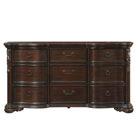 Royal Highlands 6 Piece Eastern King Bedroom Set In Rich Cherry 1603K-1Ek-6 | Homelegance