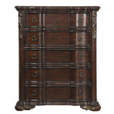 Royal Highlands 5-Drawer Chest in Dark Cherry – Homelegance 1603-9
